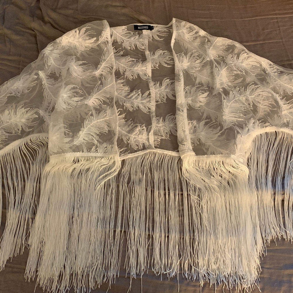 Feather Printed Top